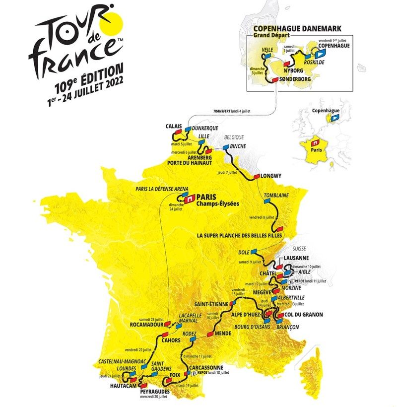 Sport et Tourisme se met aux couleurs du Tour de France 2022 1