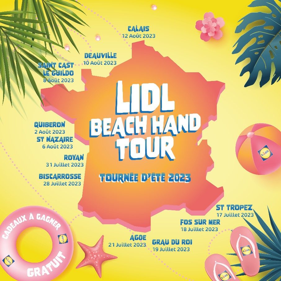 Lidl relance sa tournée de BeachHandball 1